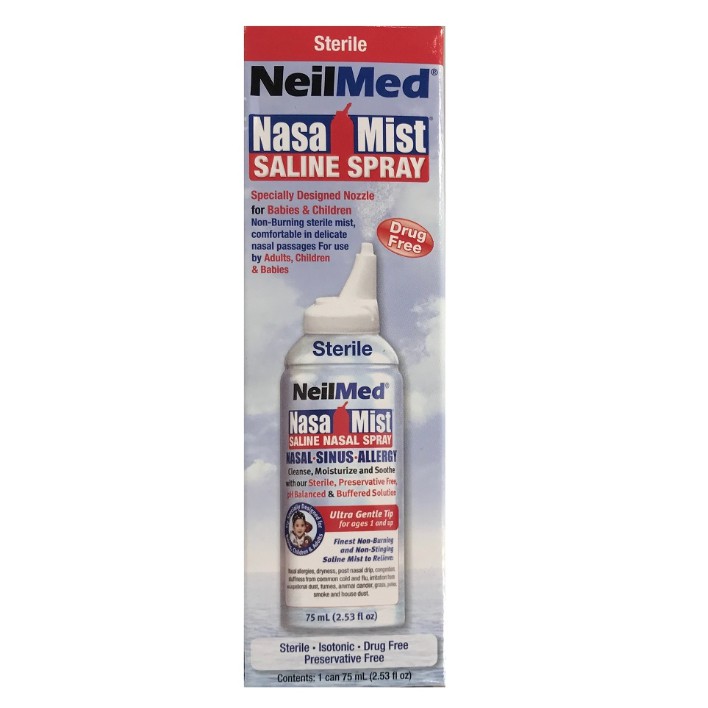 Neilmed NasaMist Isotonic Saline Spray (75ml) 050754 Shopee Malaysia