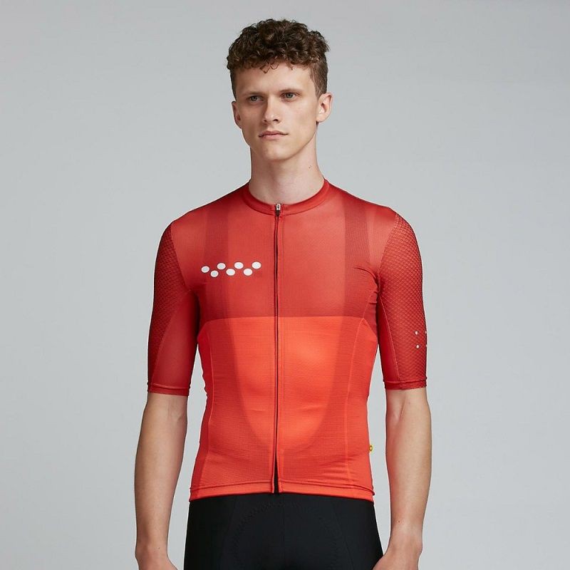 silk cycling jersey