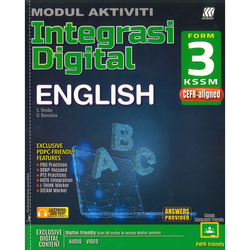 SASBADI MODUL AKTIVITI INTEGRASI DIGITAL ENGLISH FORM 3 KSSM CEFR