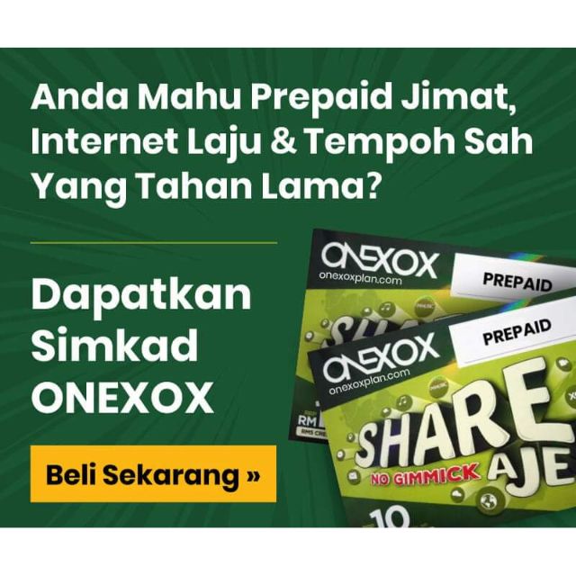 Simpack Onexox Prepaid Longest Validity Shopee Malaysia
