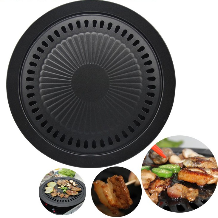 Tempat Pemanggang/Pembakar BBQ Korea Barbecue Stove Top Grill Plate