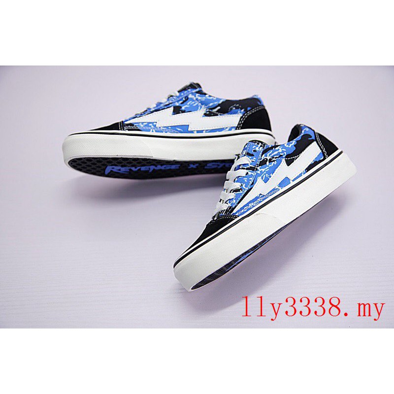 revenge x storm vans blue camo