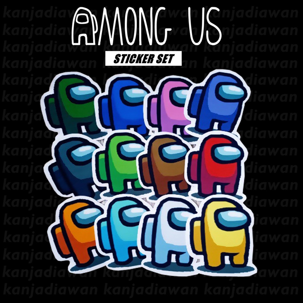 Among Us stickers per set Ghost Among Us Dead Body | Shopee Malaysia