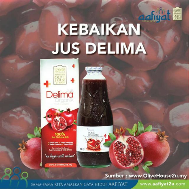 JUS DELIMA ORGANIK  Shopee Malaysia