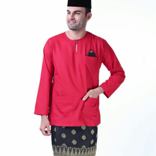  BAJU MELAYU JOHOR  KERIS BAJU  MELAYU  RED CHILLI Shopee 