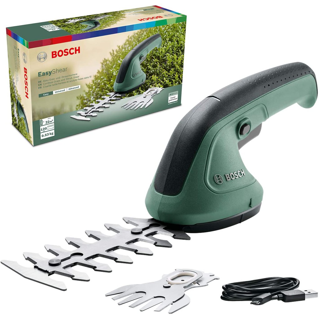BOSCH EASY SHEAR 3.6V CORDLESS SHRUB GRASS SHEAR SET Shopee Malaysia