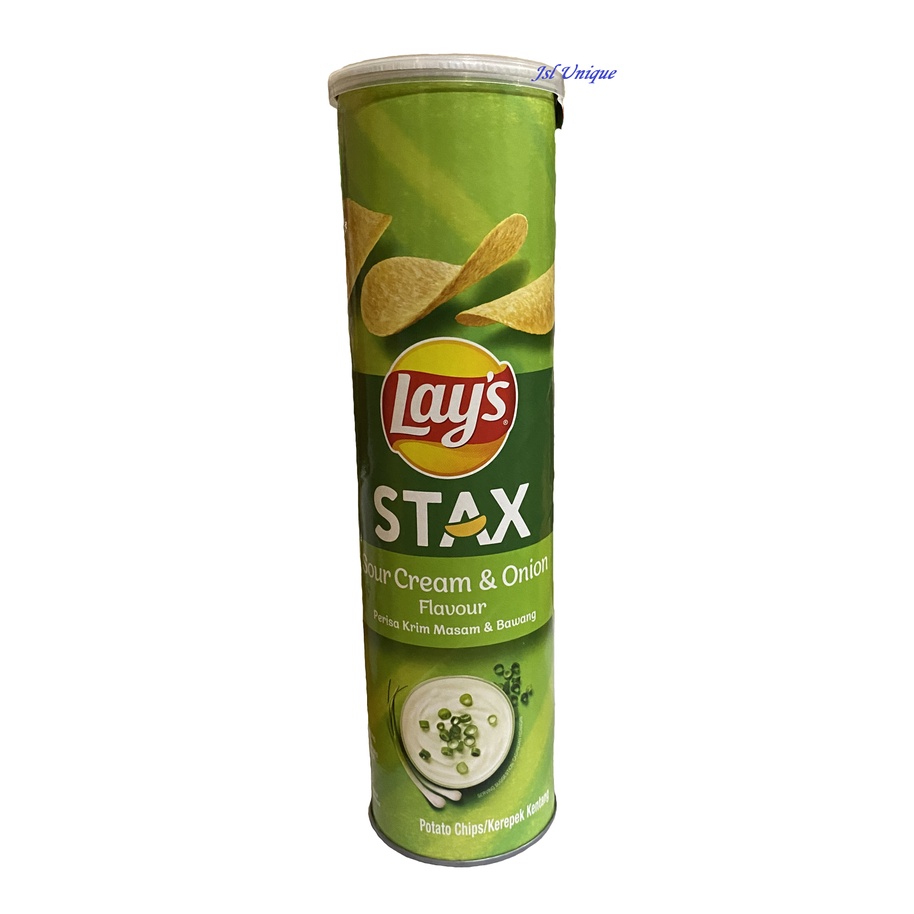 Lay's Stax Potato Chips Sour Cream & Onion 135g ( expired 20/5/2022) Shopee Malaysia