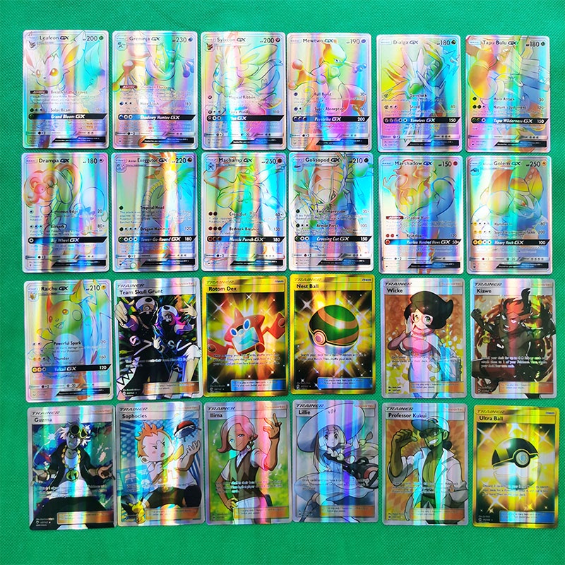 Multi Durable Mandemu Pokemon Trading Card Game New Cards VMAX TEAM GX Trainer Energy Vstar Oranguru Playing Toys Kid - Image 3