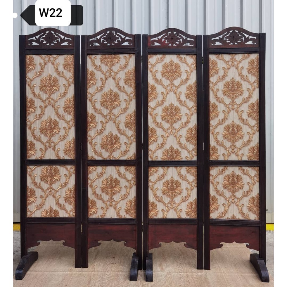 Partition Kayu / Pembahagi Ruang Kayu Original / Space divider Shopee