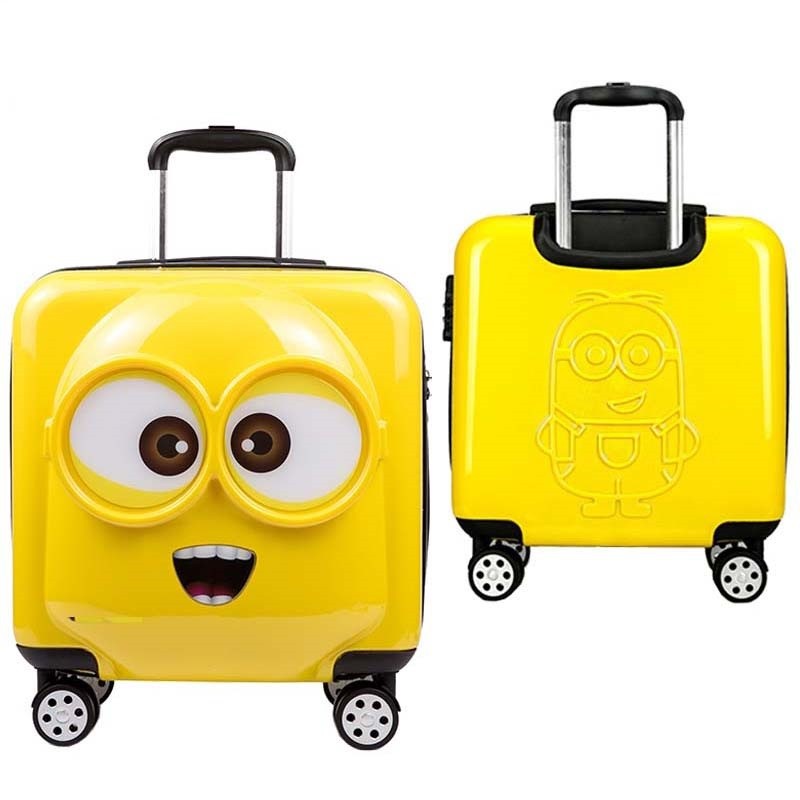 minions suitcase hard