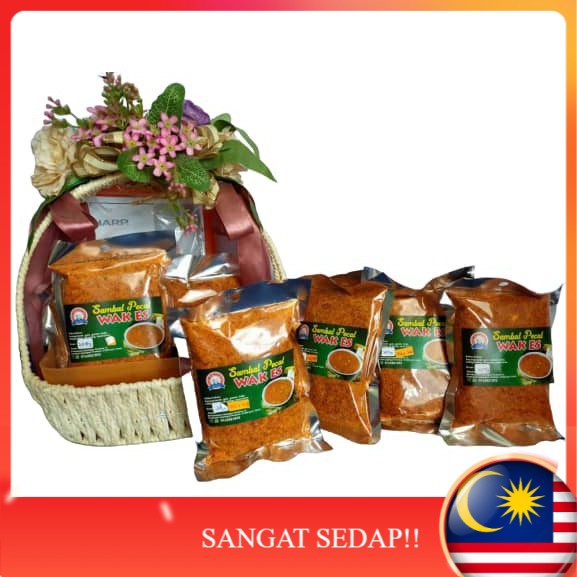 Ready Stock Sambal Pecal Segera Wak Es Kuah Kacang Viral Instant 250g Murah Sedap Pekat Halal Bumiputera