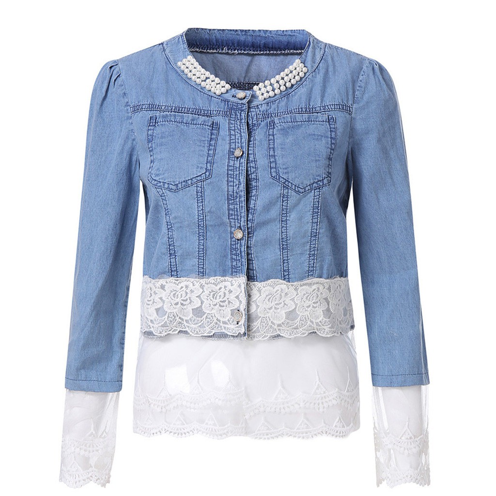 half sleeve jeans jacket