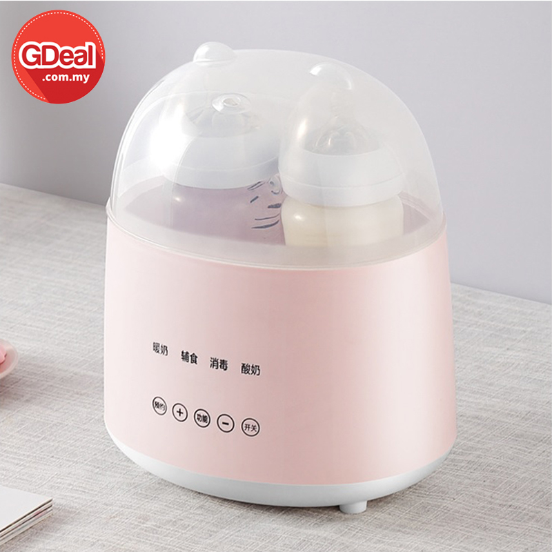 GDeal Multifunctional 2 Bottle Capacity Portable Baby Milk Warmer Bottle Sterilization Food Warmer Heating