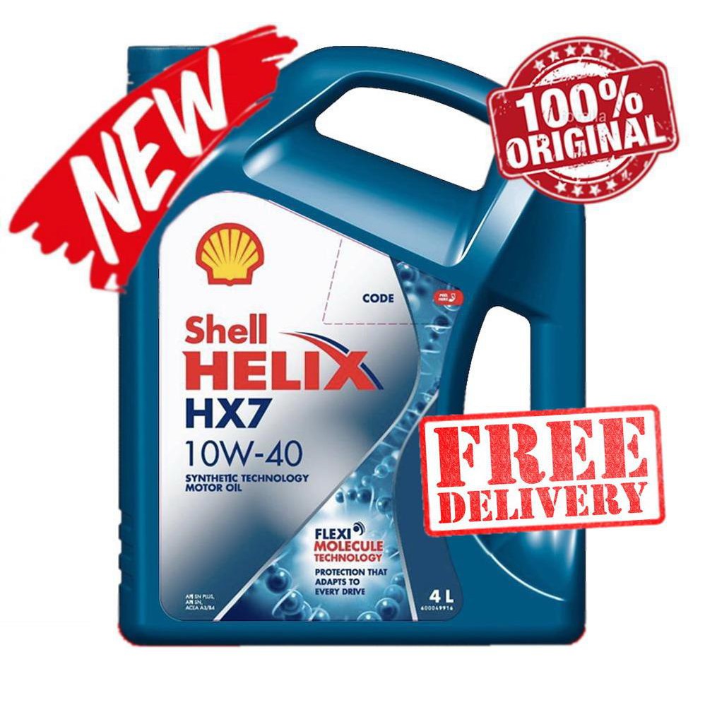 Shell Helix HX7 10W40 SN PLUS/CF Semi Synthetic Engine Oil ...