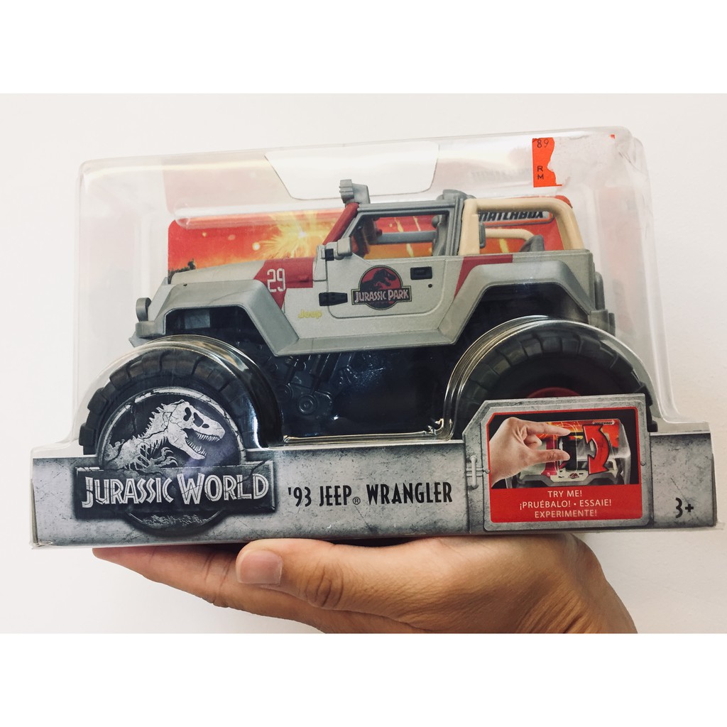 Jeep Wrangler 93 Original Jurassic World Movie 1:24 scale die-cast Matchbox  Mattel Park Monster Truck Vehicle Car Toy | Shopee Malaysia