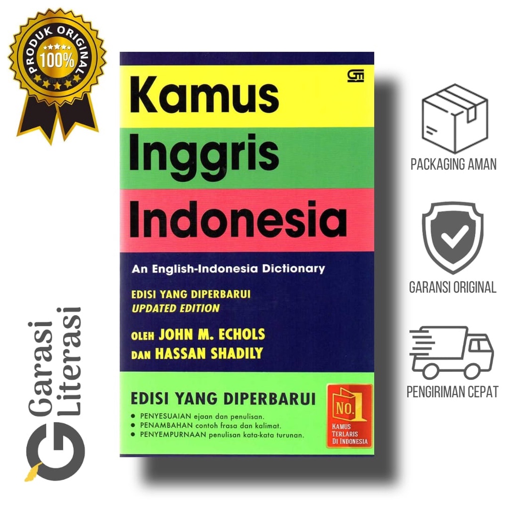 Englishindonesian Dictionary by John M. Echols Soft Cover (ORIGINAL) Shopee Malaysia