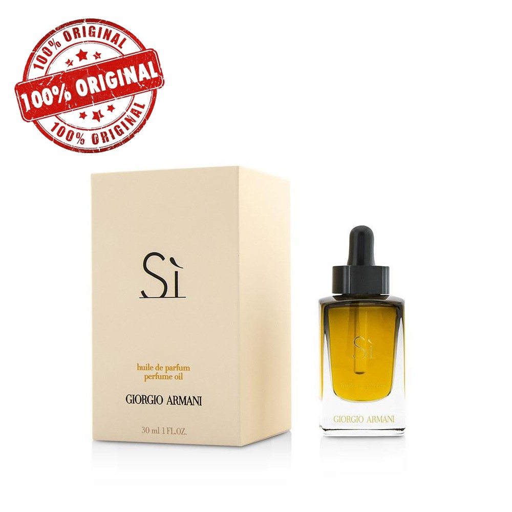 si huile de parfum giorgio armani