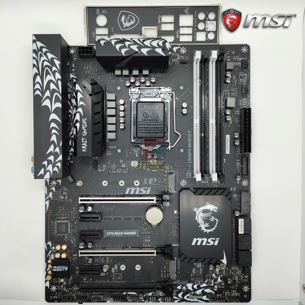 MSI Z370 KRAIT GAMING ATX LGA1151(8/9th Gen) Motherboard include I/O