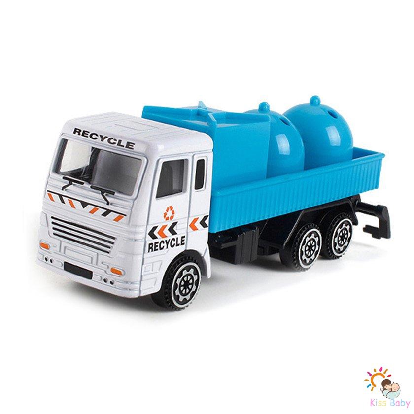 metal garbage truck toy