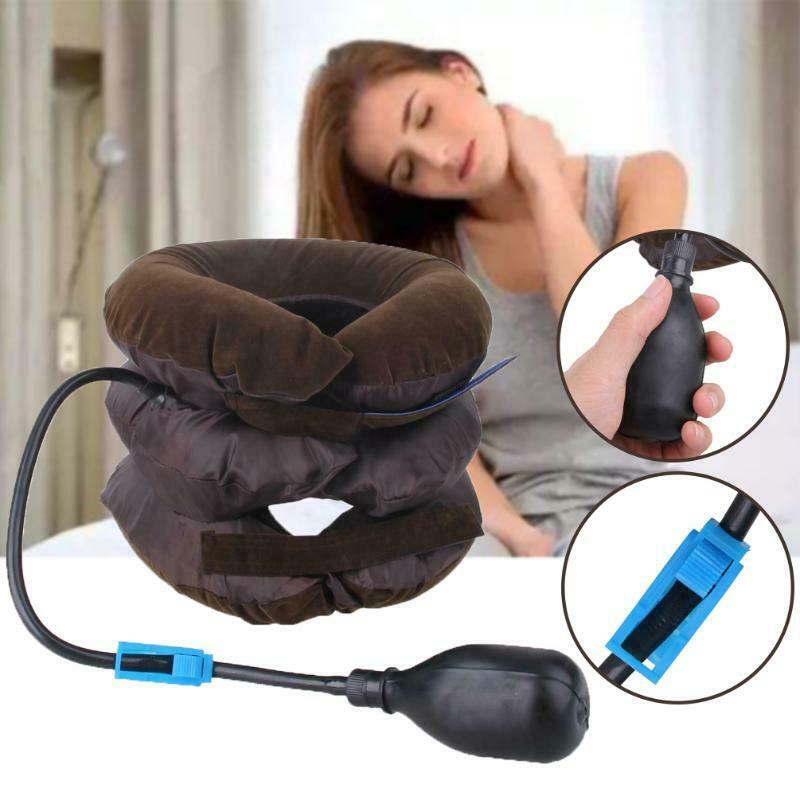 inflatable neck support collar