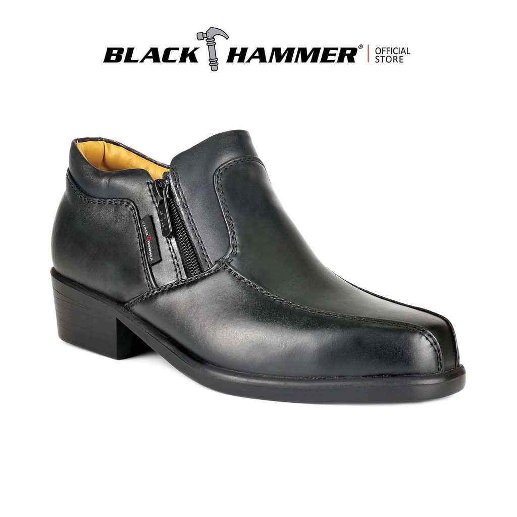 Black Hammer Men Formal Low Cut with Double Zip Shoes BH3701-TY