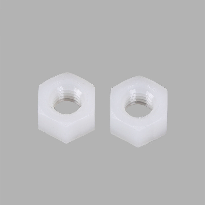 DIN934 Nylon Hex Nuts M2 M3 M4 M5 M6 M8 M10 M12 M14 M16 M20 Plastic Hexagon Nuts 