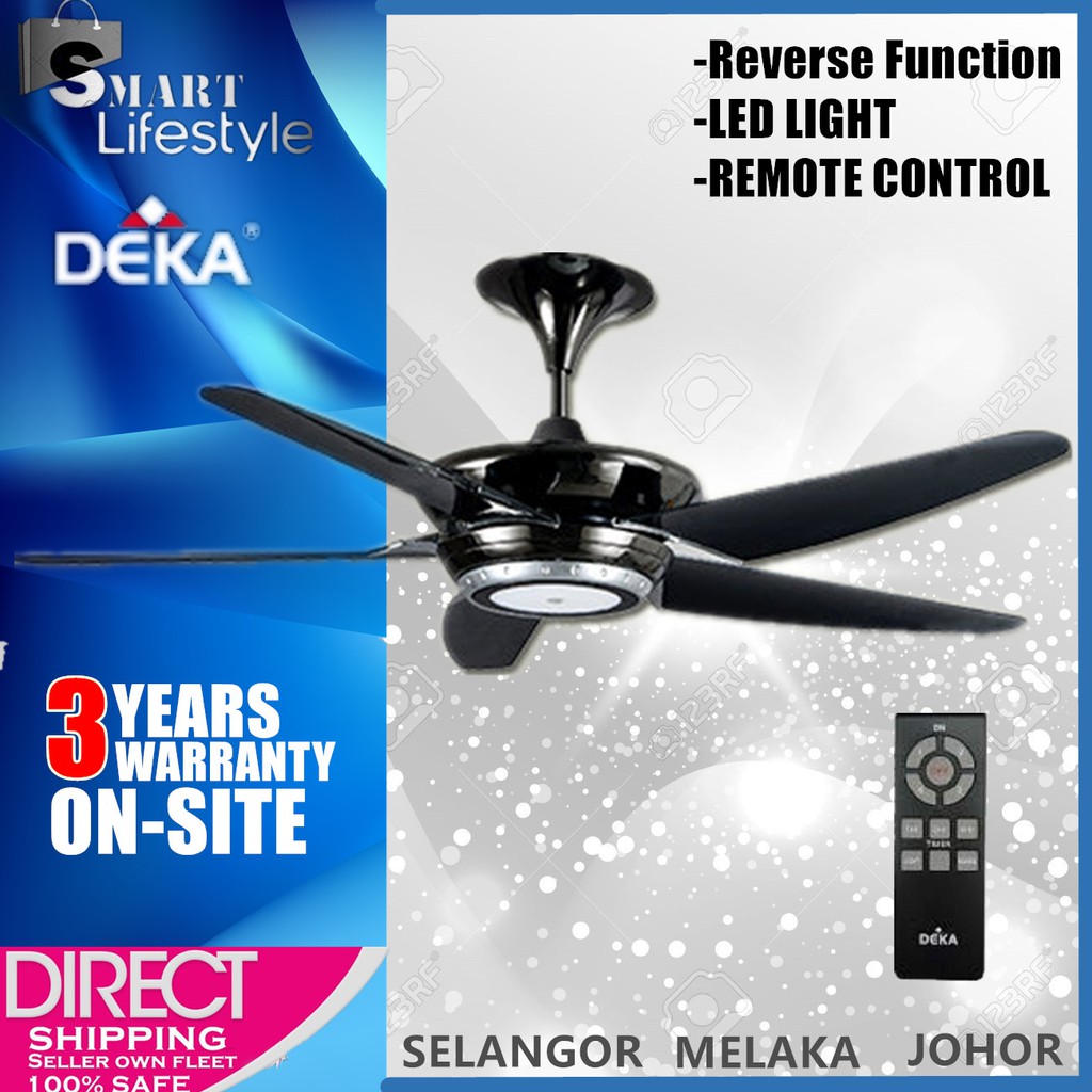 Deka Designer Ceiling Fan With Led Light Full Remote Control