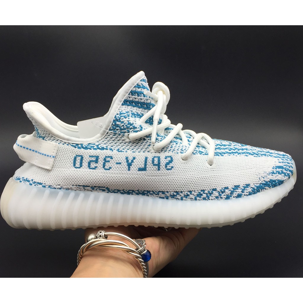 blue zebra yeezys