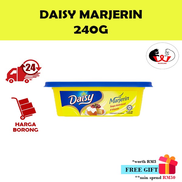 [Harga Borong]Daisy Marjerin 240gm margarine[SHIP WITHIN 24 HOURS]