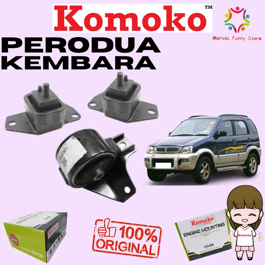 Engine Mounting Kit Komoko Japan Perodua Kembara Lama Beecost