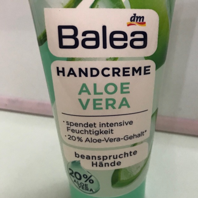 balea hand cream aloe vera