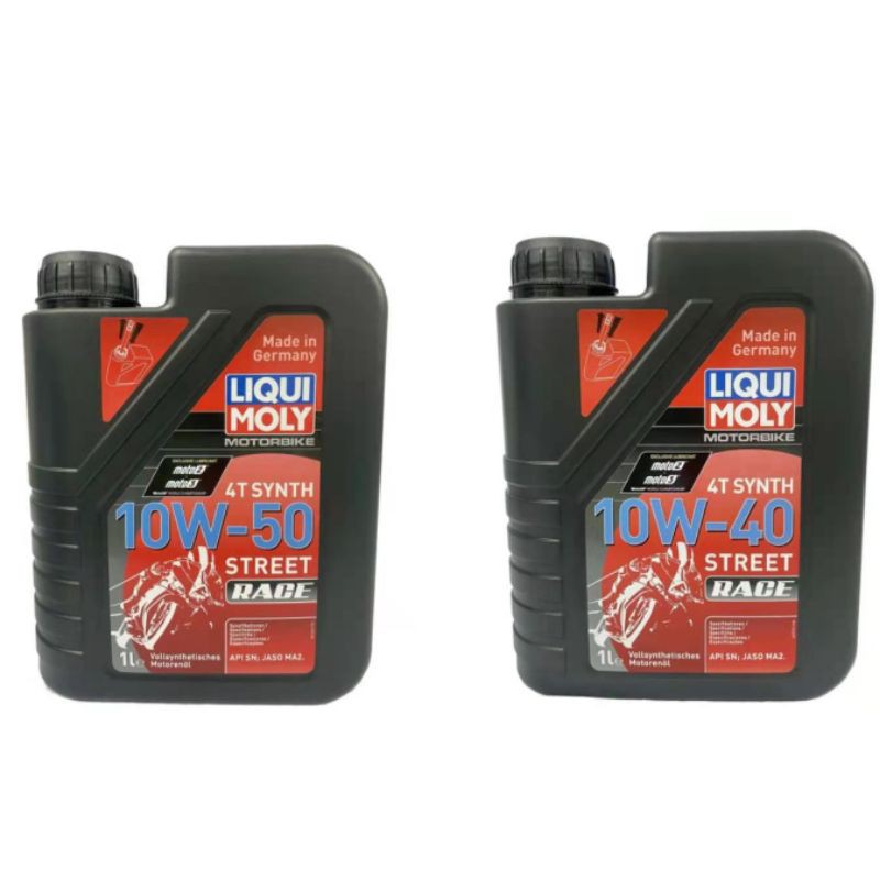 LIQUI MOLY 4T MINYAK HITAM 10W-40/10W-50 Fully Synthetic 100% ORIGINAL