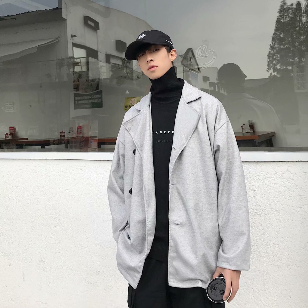 Men S Jacket Korean The Trend Hair Stylist Tide Brand Men S Suits