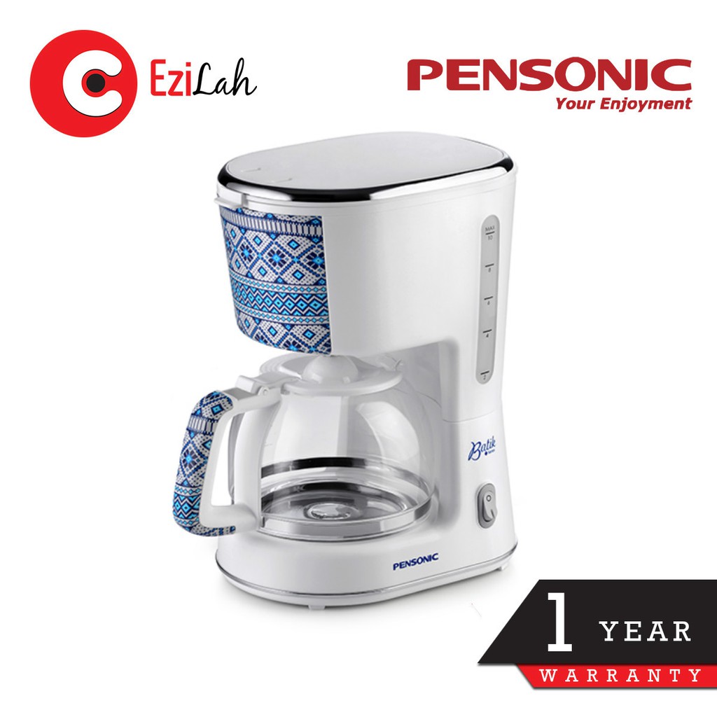 Pensonic Batik Series 10 Cup Coffee Maker (1.25L) PCM-1903