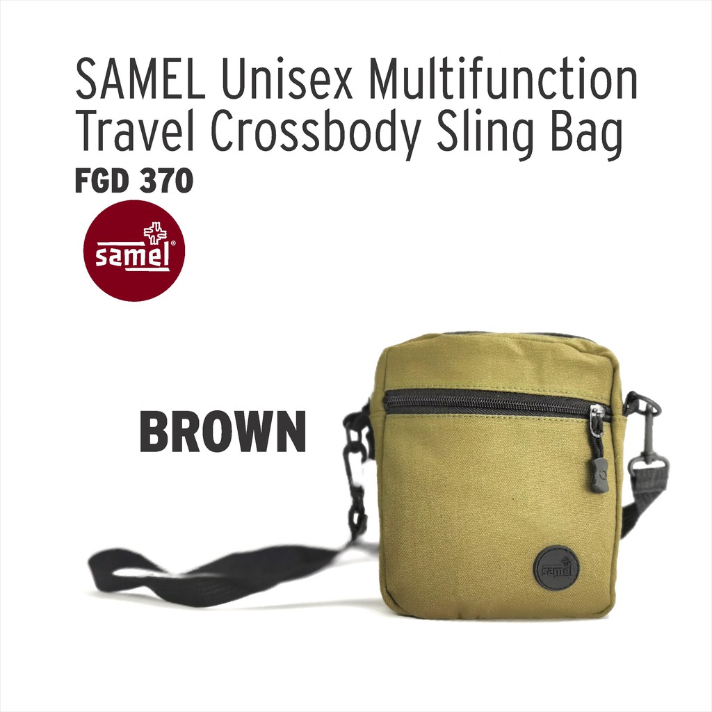 SAMEL FGD 370 UNISEX MULTI-FUNCTION TRAVEL CROSS-BODY SLING BAG