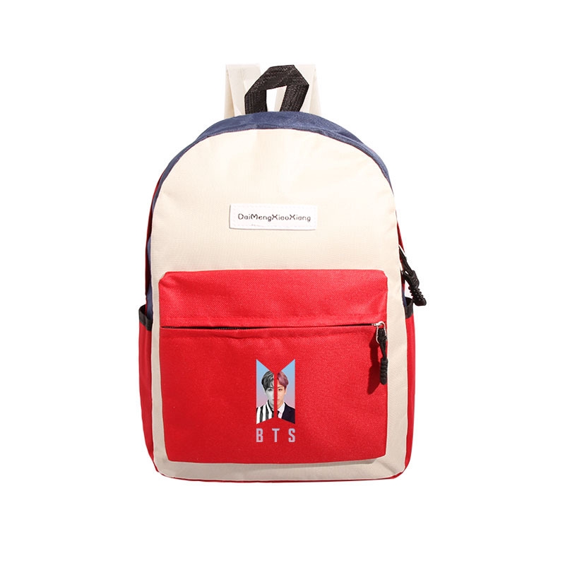 Bts Bag Sekolah School Bag Women S Travel Backpack Casual Carry Korean Suga Jin Jimin J Hope Jung Kook Rm V Shopee Malaysia - j hope in bag roblox