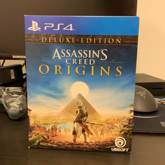 Ps4 Assassins Creed Origins Deluxe Edition Shopee Malaysia