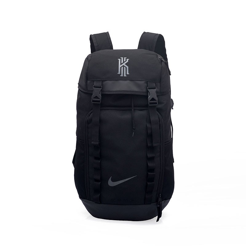 kyrie irving backpack black and gold