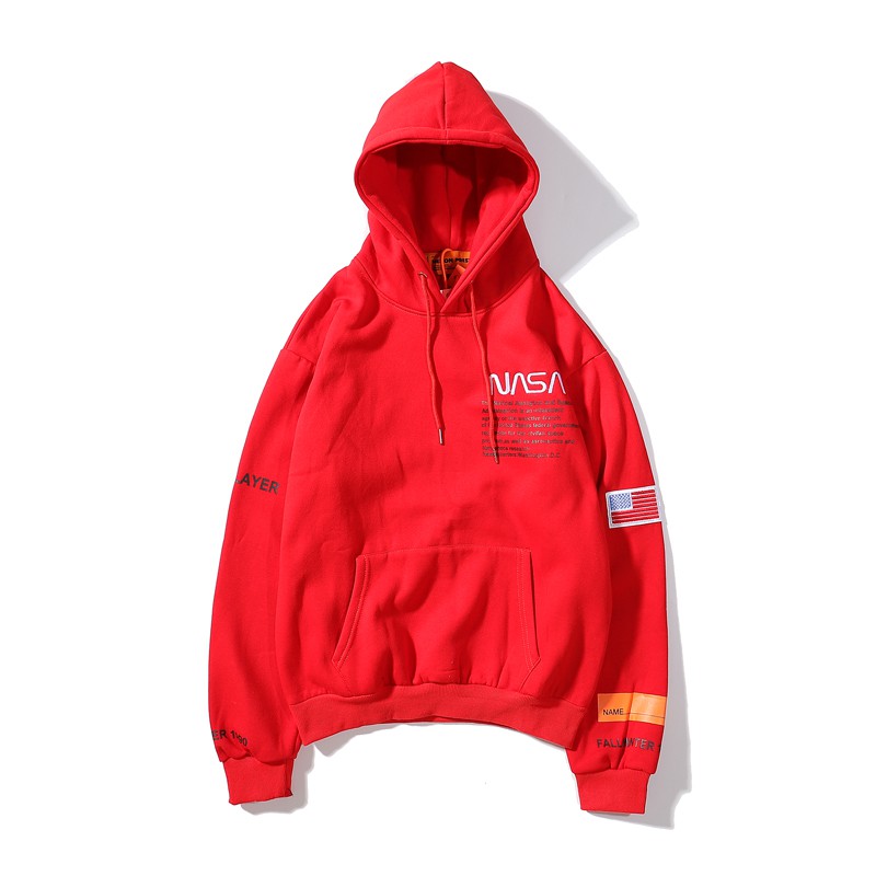 nasa red sweatshirt