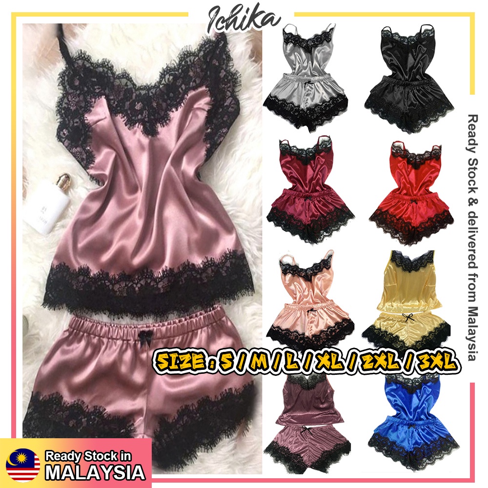 [MYSIA READY STOCK][S-3XL][KIYUMI Sleepwear Women's Pyjamas Letter Loose Nightdress Pajamas Baju Tidur Perempuan]