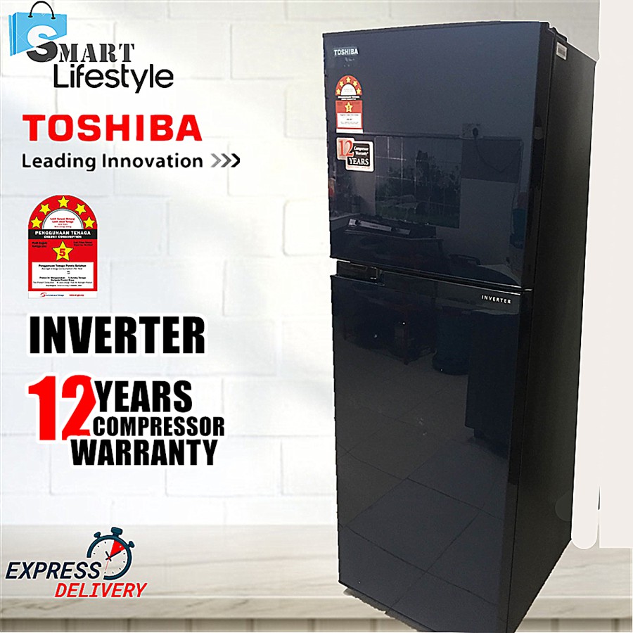 TOSHIBA GRA28MU (UB) 252L Inverter 2 Doors Refrigerator/Fridge (Urban