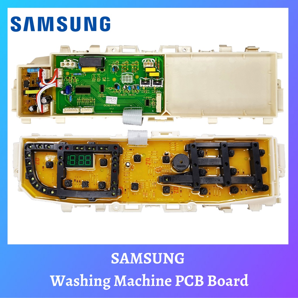 SAMSUNG Washing Machine PCB Board / Papan PCB Mesin Basuh WA12F7S5 ...