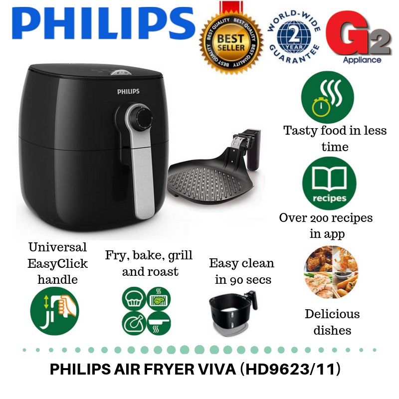 PHILIPS AIR FRYER VIVA (HD9623/11)(Ready Stock) Shopee Malaysia