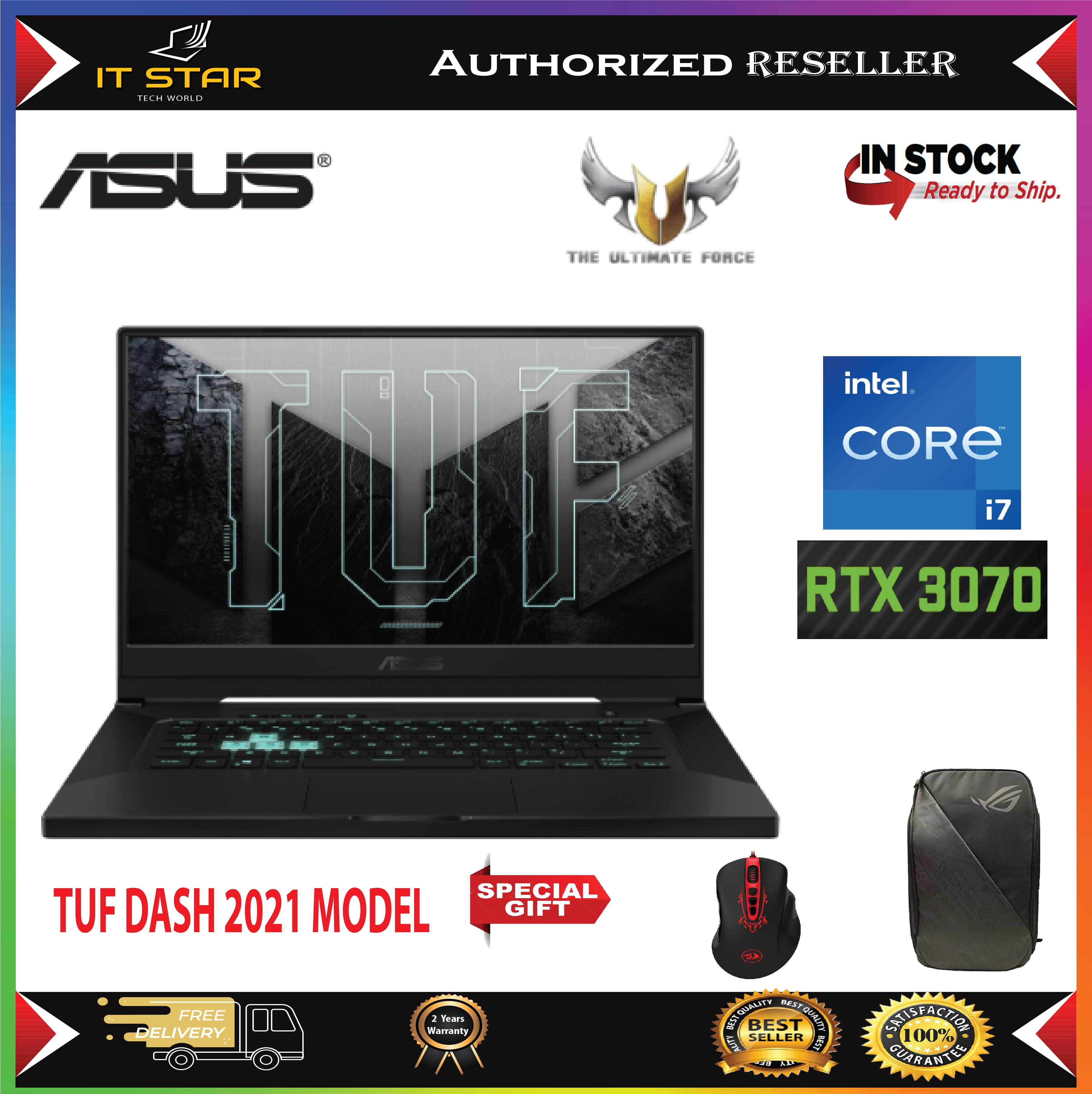 ASUS TUF DASH FX516P-RAZ054T GAMING – I7-11370H |Ram 16GB | 1TBGB SSD ...