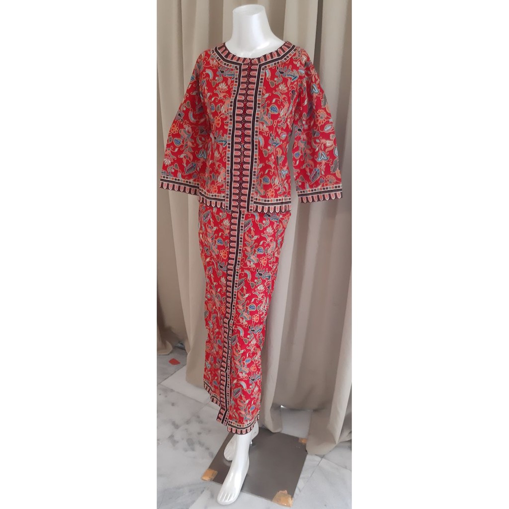 Ready Stock) BA0015 Baju Kebaya Batik Perempuan Batik Kurung 