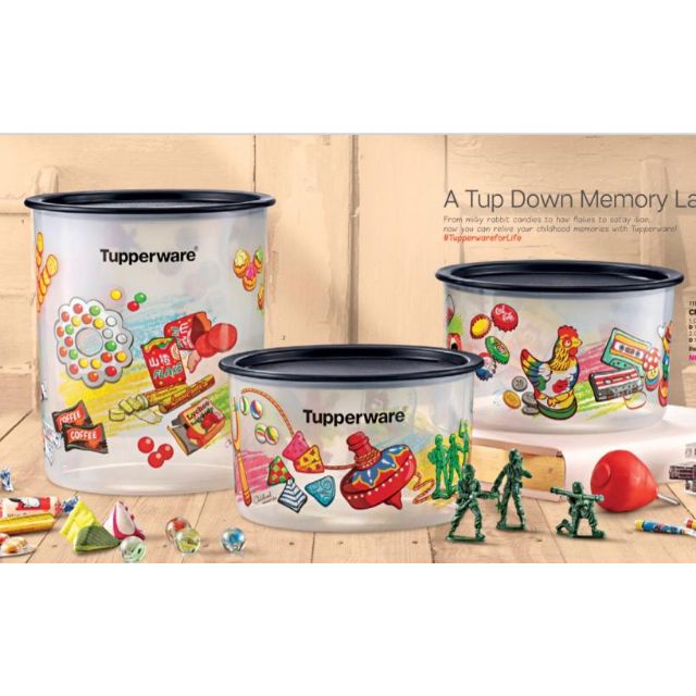 {ReadyStock} Tupperware Childhood Memories One Touch Set