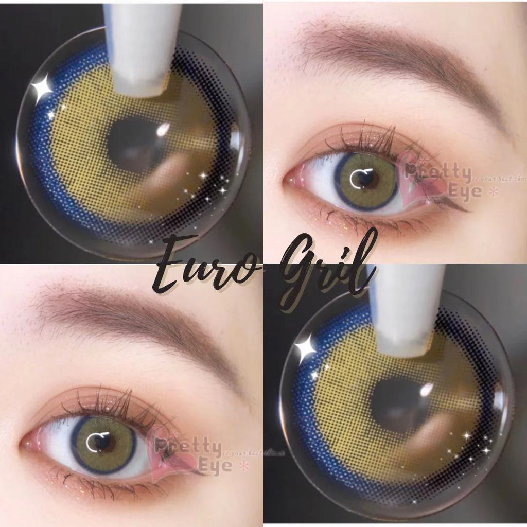 Euro Girl 15mm 0 650 Power Contact Lens Shopee Malaysia