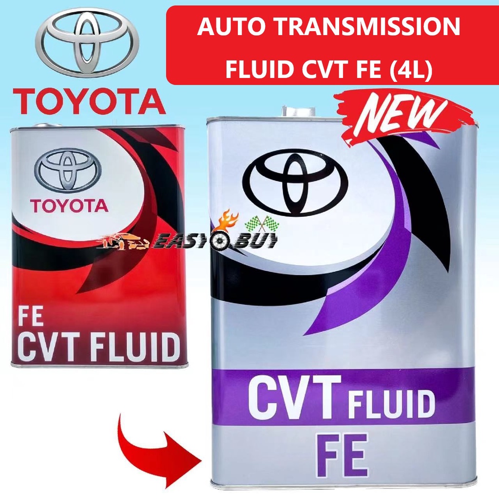 ORIGINAL GENUINE Toyota ATF CVT FE 4L Automatic Transmission Fluid OIL ...