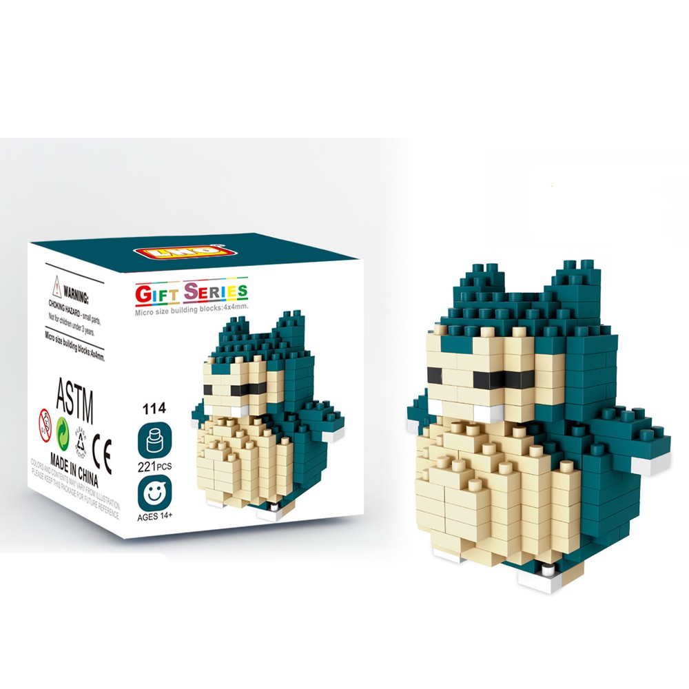 nanoblocks snorlax