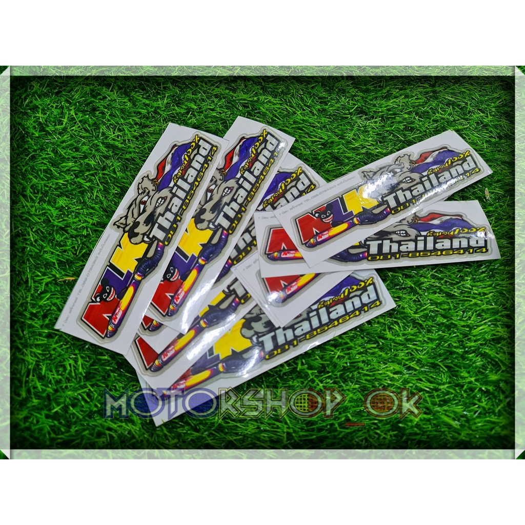 Sticker Nlk Racing Thailand Sport Rim Sticker Monster Pelekat